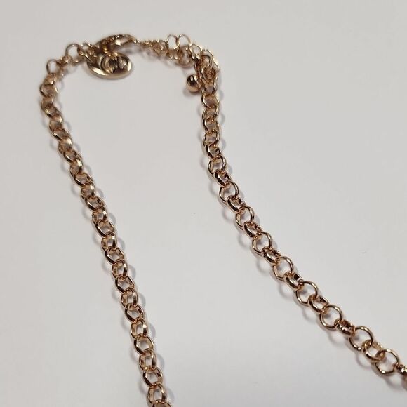 Charming charlie Black and Goldtone Necklace - Picture 2 of 7